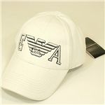 EMPORIO ARMANI(エンポリオ・アルマーニ) ベースボールキャップ 267 ホワイト Lサイズ