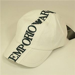 EMPORIO ARMANI(エンポリオ･アルマーニ) ベースボールキャップ 679 ホワイト Lサイズ 