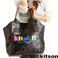 Kitson(�L�b�g�\��) SEQUIN NEON LOGO TOTE 3879�EBlack