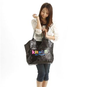 Kitson(キットソン) SEQUIN NEON LOGO TOTE 3879・Black