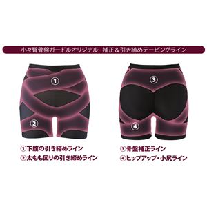 小々臀骨盤ガードル M〜L 【補正下着】