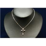 K18WG�N���X�u���b�N�_�C��0.29ct�_�C��0.13ct�X���C�h�x�l�`�A���l�b�N���X
