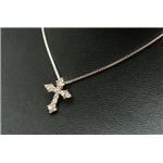 K18WG�N���X�����_�C��0.23ct�X���C�h�x�l�`�A���l�b�N���X
