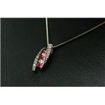 K18WG�_�C��0.1ct���r�[0.1ct�X���C�h�x�l�`�A���l�b�N���X