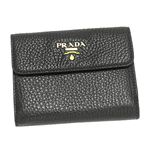 プラダ 1M0523 VIT DAINO ANTIK WホックBK