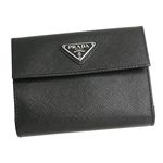 プラダ M523A SAFFIANO Wホック BK