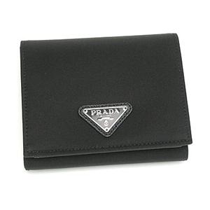 PRADA���v���_ �̔����i�F31,290�~�i�ō��j@�v���_ 1M0176 TESSUTO  �O�c�܏��K��  BK