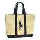Ralph Lauren（ラルフローレン） 185PPTP BURLAP PONY トート BK