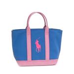 Ralph Lauren（ラルフローレン） 463-SPPTP CANVAS(GINGHAM) トート BL
