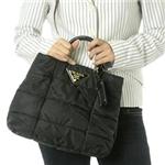 Prada�i�v���_�j BN1596 CRISPY NYLON �V�����_�[ BK