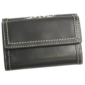 Coach(コーチ) 40501 BBKBW 3つ折小銭入 BK/WT