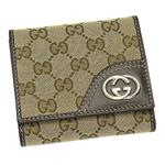 Gucci（グッチ） 181597 FCEKG 9643 2ツ折財布 BE/DB