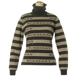 BurberryʥСХ꡼ KOBU T/NL/S 40 BE/BR 6