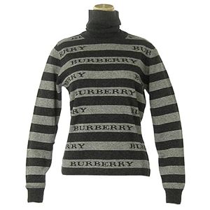 BurberryʥСХ꡼ KOBU T/NL/S 40 BK/GY 1