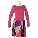 Emilio Pucci�i�G�~���I�v�b�`�j 77KI61 77635 �h���X 42 PK 15