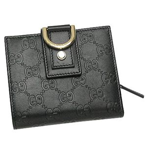 GUCCI（グッチ） 154255 AA61G 1000 Wホック BK/GO