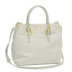 PRADA（プラダ） BN1591 TESSUTO MICRO トート GY/SI