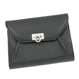 Salvatore Ferragamo（サルバトーレフェラガモ） Wホック財布 227184 NERO（ブラック）