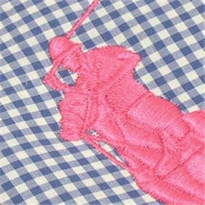[���ա��������]�ʥ��ե������ˡ�Gingham Zip���ȡ��ȥХå� 463PPTZP Blue