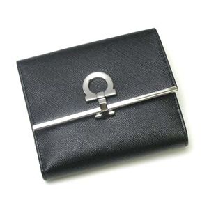 Salvatore Ferragamo（サルヴァトーレフェラガモ） ダブルホック財布 224639 NERO（ブラック）