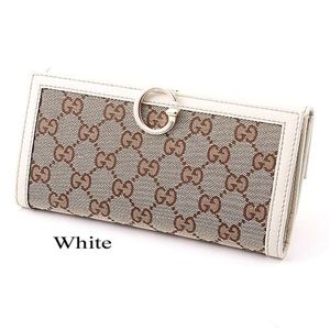 GUCCI�i�O�b�`�j �R���`�l���^�������z�@HORSEBIT NAIL�@190389 FFP5G WHITE/9761
