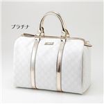 GUCCI（グッチ） タウンボストン JOY 193603 プラチナ/9069