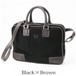LOEWE(ロエベ) メンズ ブリーフバッグ 311.61.092 Black×Brown