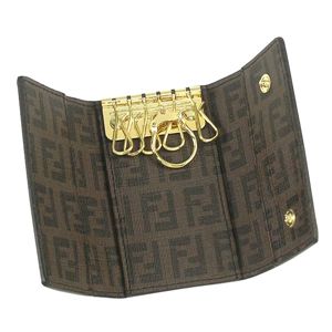 Fendi (フェンディ) 8AP002 YG1 F0GTE キーケース DBBK