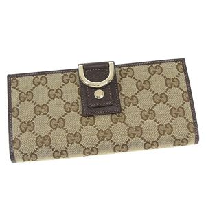 Gucci (グッチ) 141412-F4DYG-9643 ナガサツ BE/DB