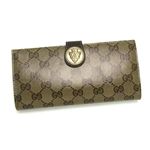 Gucci (グッチ) 190350 FT0FG 9643 ナガサツ BE/DB