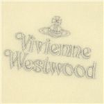 Vivienne Westwood ロゴ刺繍マフラー アイボリー