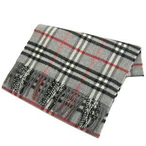 BURBERRY(バーバリー)  マフラー カシミア MU ICON 137 GY 0540