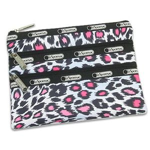 LeSportsac(レスポートサック) 7115 3702 リッピキャットピンク コスメケース