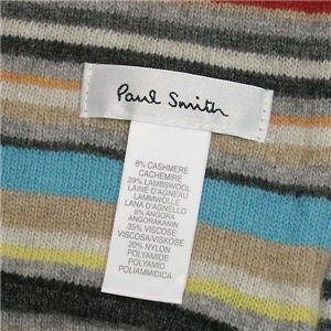 PaulSmith （ポールスミス）マフラー 100D 22 GY E