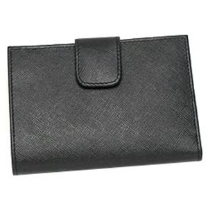 PRADA（プラダ） 1M0523 SAF MET ORO Wホック BK