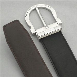SalvatoreFerragamo(サルバトーレフェラガモ) ベルト 67-8038 3.4/105CM BK/BR