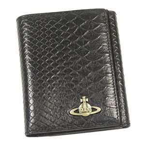 Vivienne Westwood 737 EBURY PITONE. Wホック BK