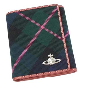 Vivienne Westwood 737V ウィンタータータン3 Wホック BL/RD