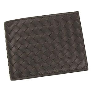 BOTTEGA VENETA(ボッテガ・ヴェネタ) 二つ折り財布(小銭入れ付) 113112 V4651 2040 ダークブラウン