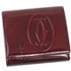 Cartier(カルティエ) 三つ折り財布(小銭入れ付) L3000720 ハッピーバースディ ワイン