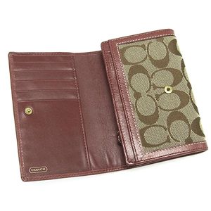 COACH（コーチ） 二つ折り財布（小銭入れ付） 41572 BKHRD レッド