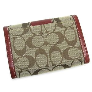 COACH（コーチ） 二つ折り財布（小銭入れ付） 41572 BKHRD レッド