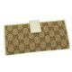 GUCCI(グッチ) 長札財布 181593 FFPAG 9761 ベージュ/ホワイト 写真3