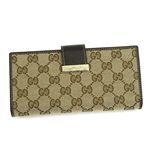 GUCCI（グッチ） 長札財布 212089 FFP5G 9643 ベージュ／ダークブラウン