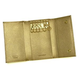 PRADA(プラダ) キーケース 1M0222 SAFF ORO プラチナ