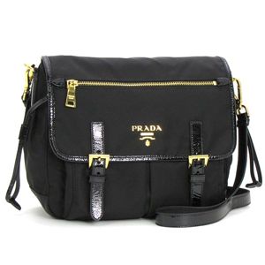 PRADA（プラダ） ショルダーバッグ BT0687 TES VERNICE SH ブラック