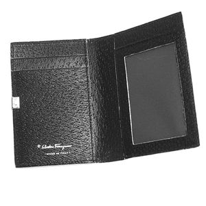 Salvatore Ferragamo（サルヴァトーレ・フェラガモ） 定期入れ 668025 BK 376129 ブラック