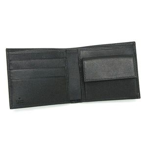 GUCCI(グッチ)二つ折り財布(小銭入れ付) 203621 BS00N 1000 ブラック