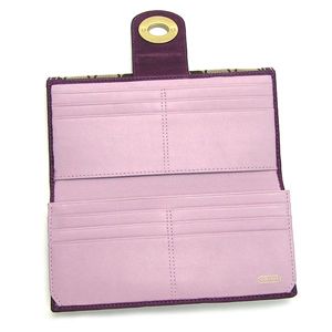 COACH(コーチ)長札財布41173ダークパープル