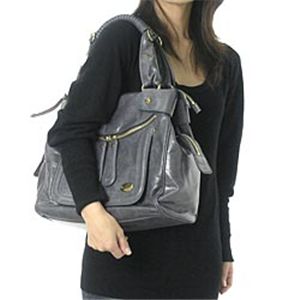 CHLOE(クロエ)ショルダーバッグ S381 E436 85 ライトグレー